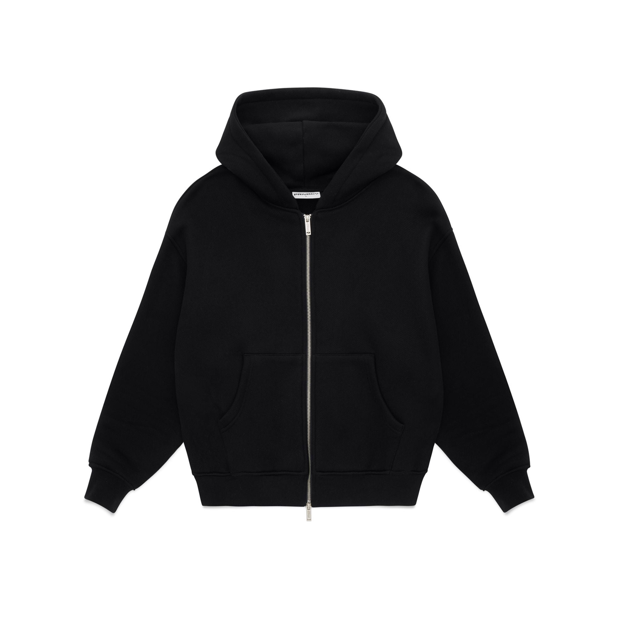 Ultra Plush Zip Hood - Black