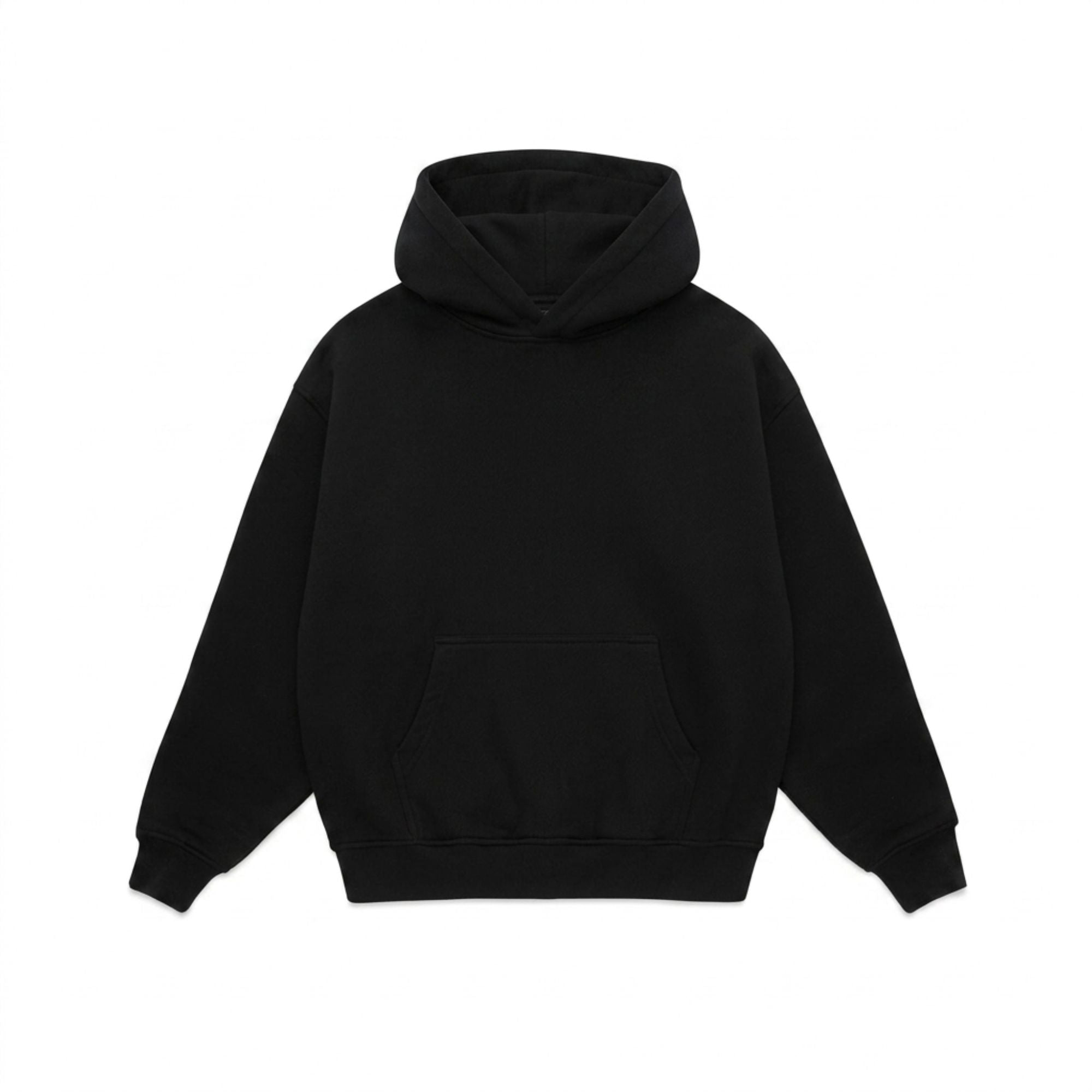 500GSM Blank Hood - Black