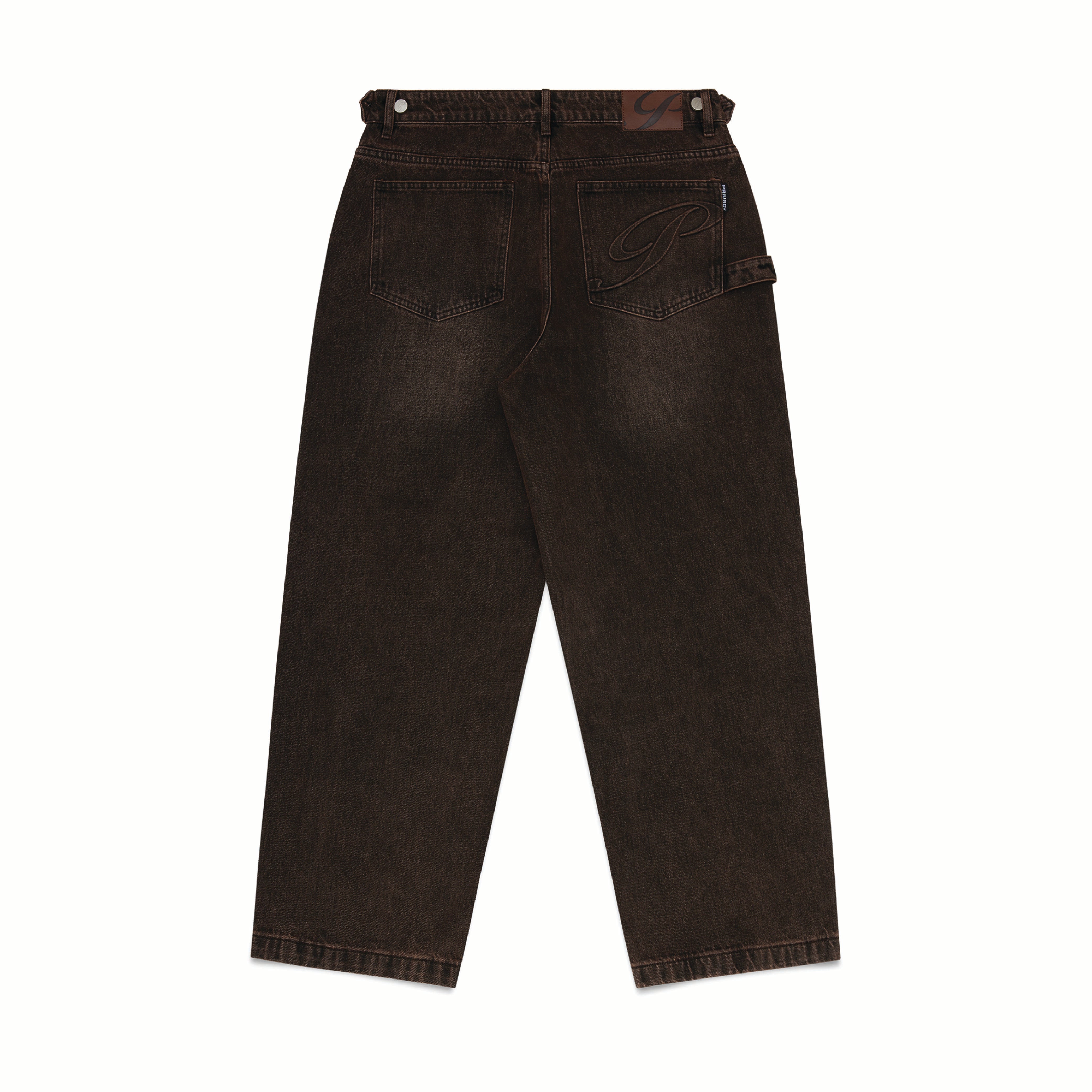 Baggy Denim - Deep Rust – PRIVACY CLO