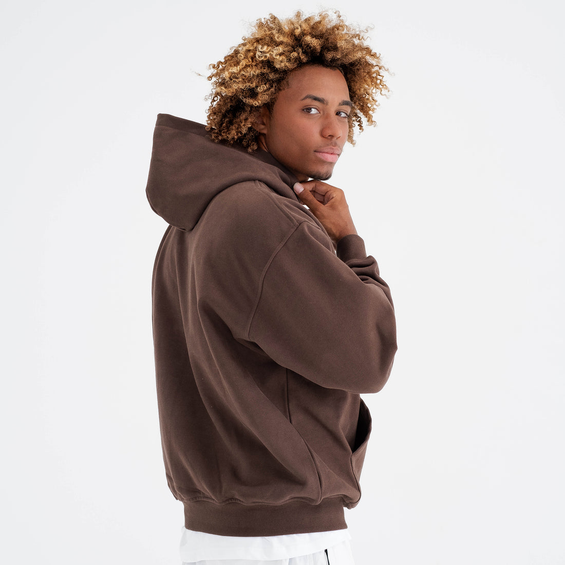 Luxury Blank Hood - Brown (Pre Order)