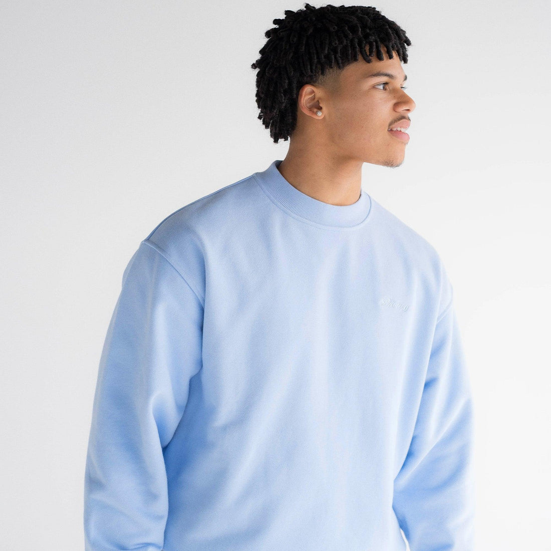 Luxury Blank Crewneck - Ice Blue