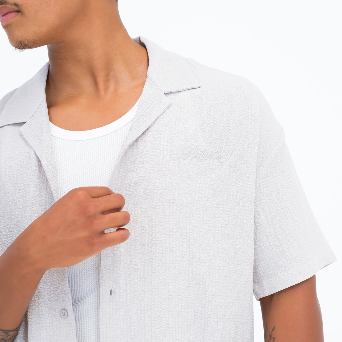 Textured Shirt (Off-White)