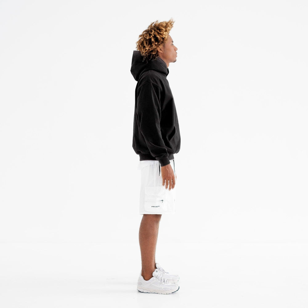 Luxury Blank Hood - Washed Black
