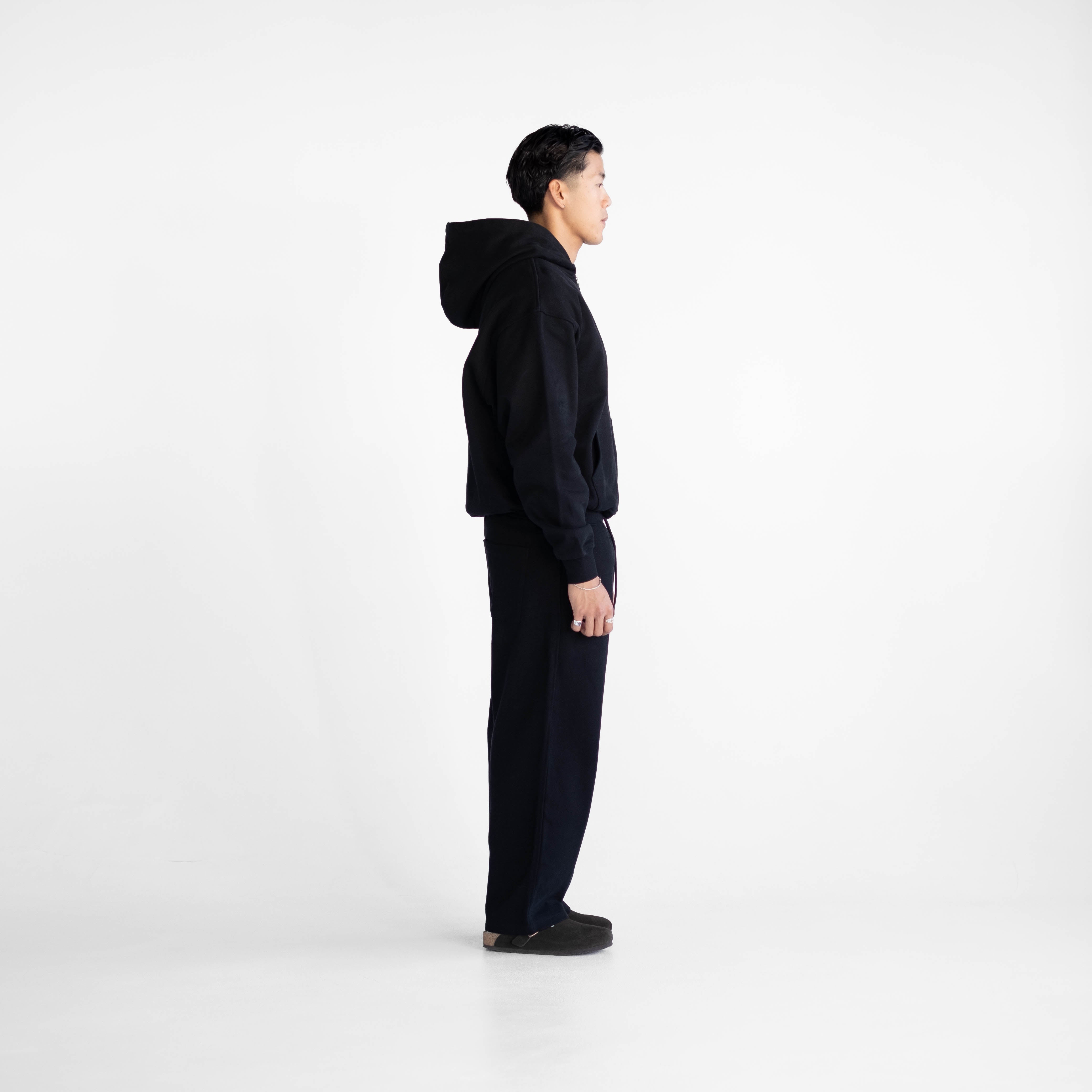 Luxury Zip Hood - Black – PRIVACY CLO
