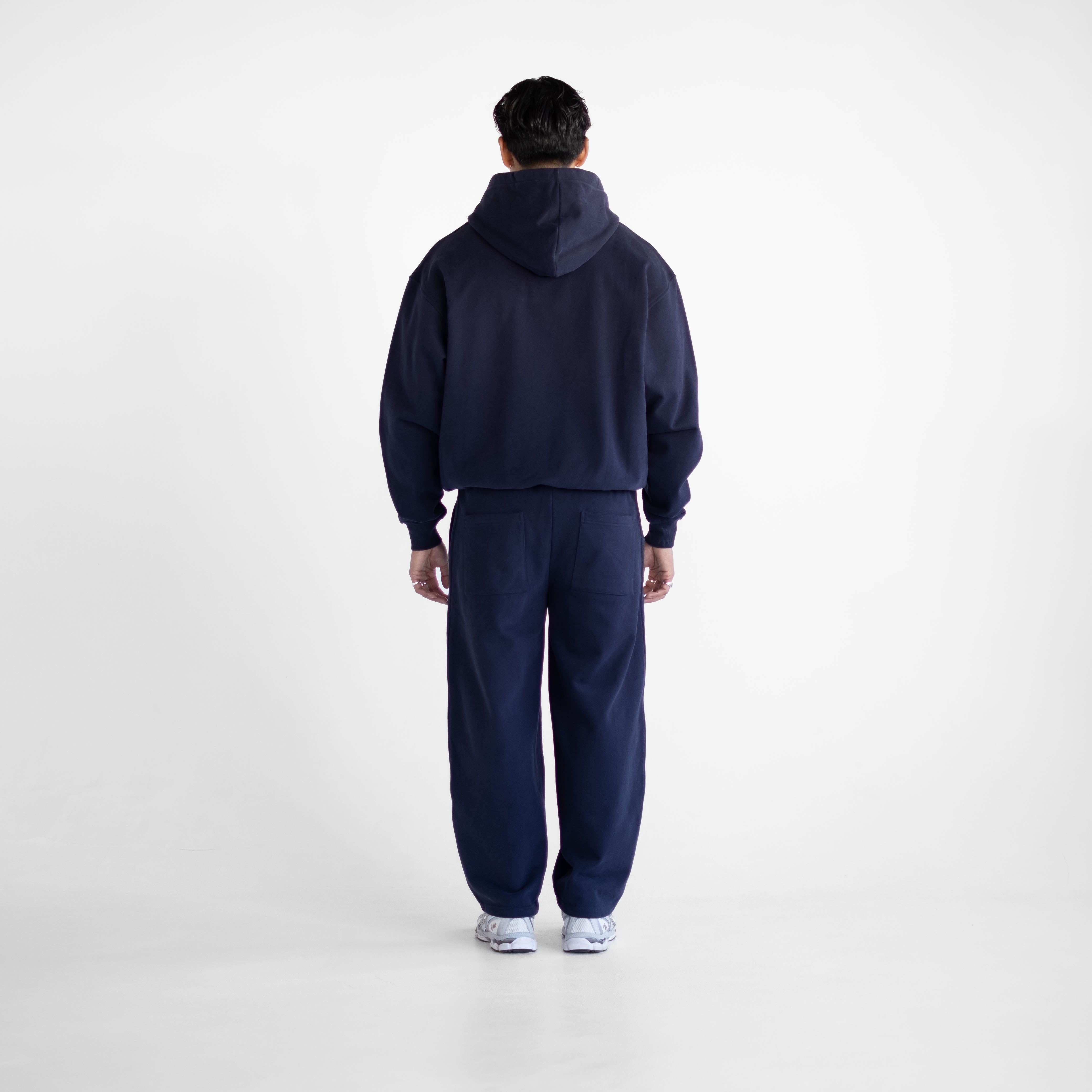 Luxury Zip Hood - Navy – PRIVACY CLO