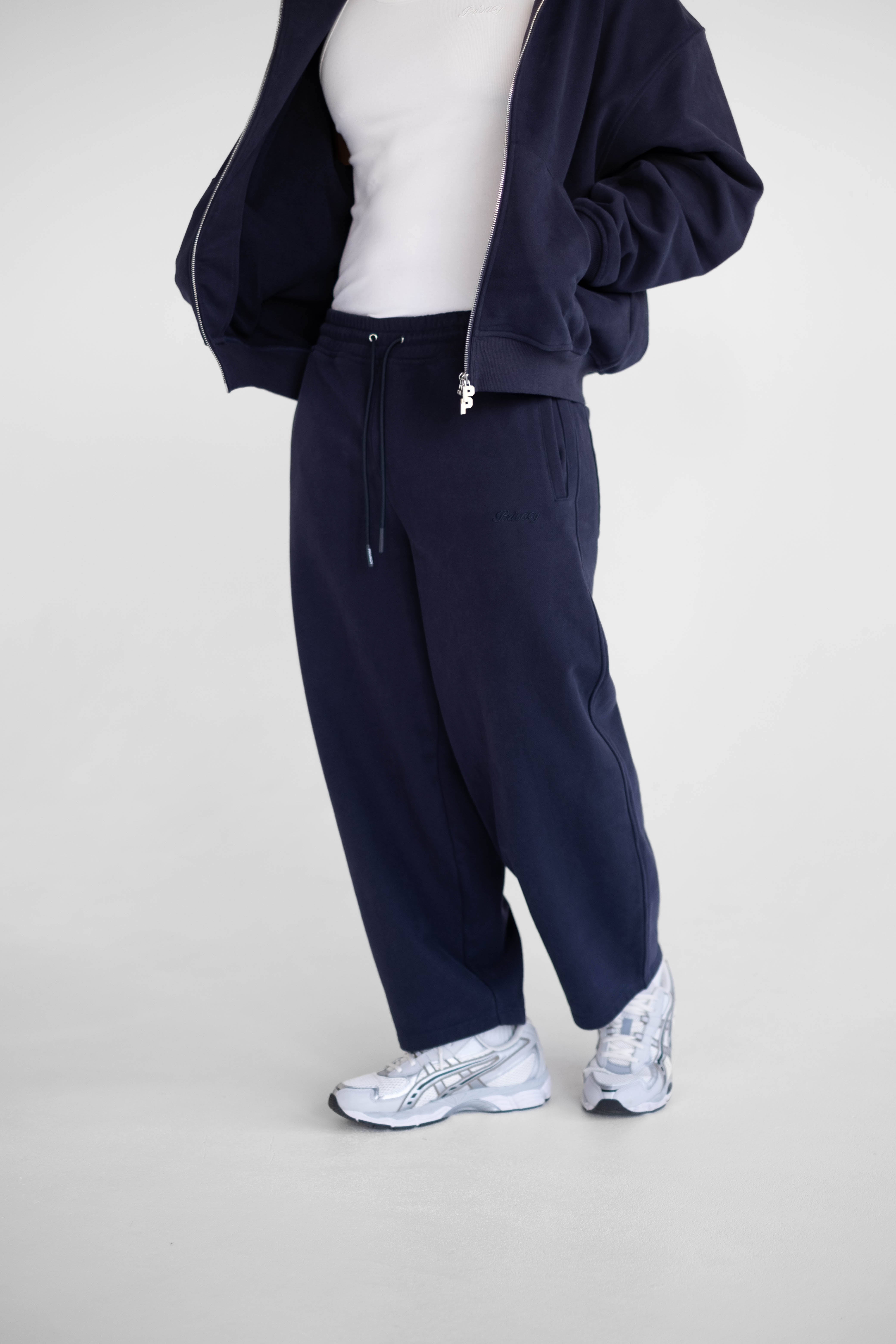Baggy Sweatpants - Navy – PRIVACY CLO
