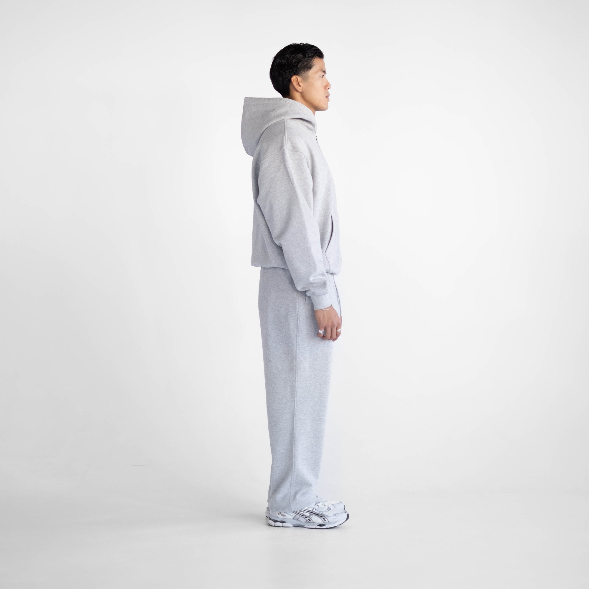 Luxury Zip Hood - Grey – PRIVACY CLO
