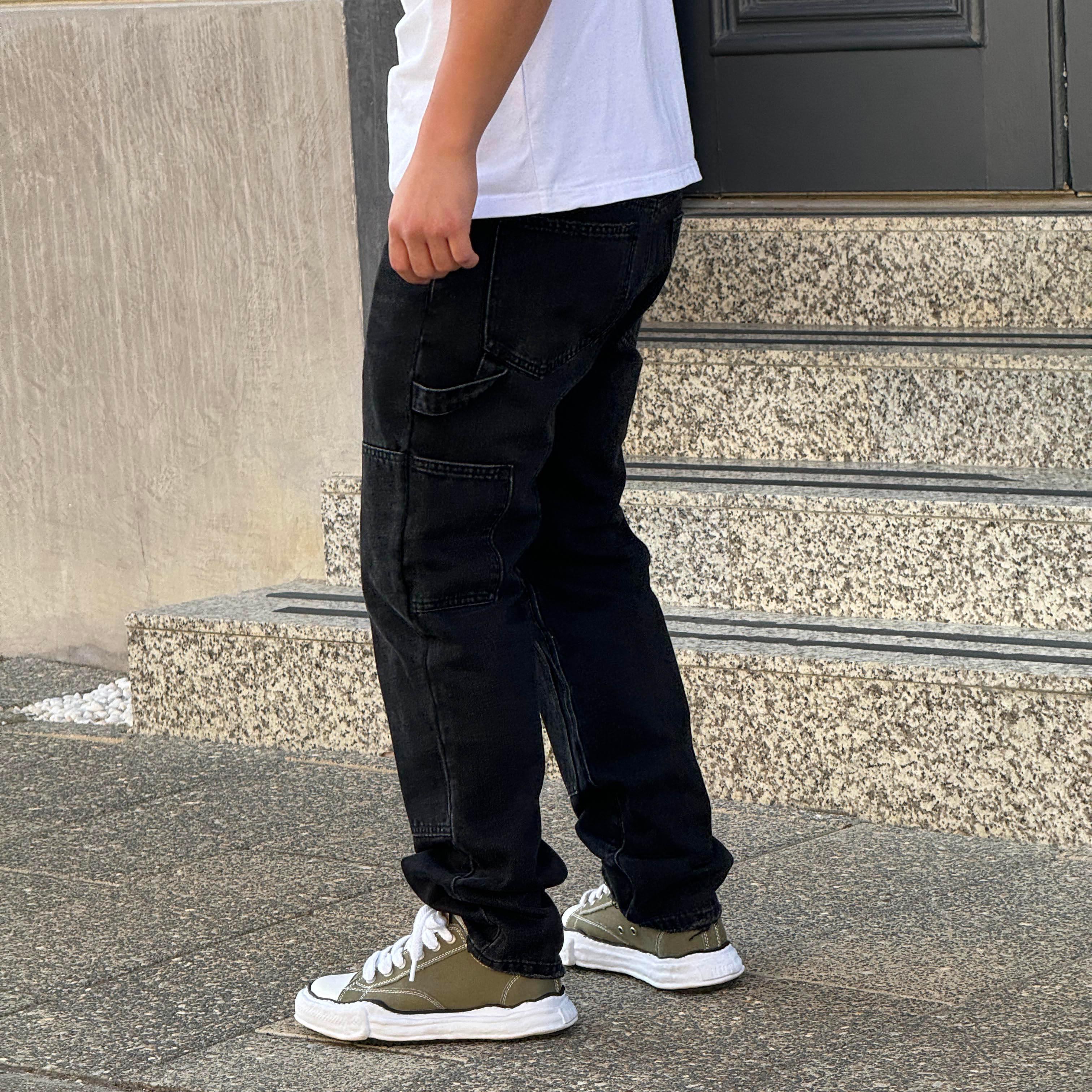 WORKMAN DENIM JEANS BLACK