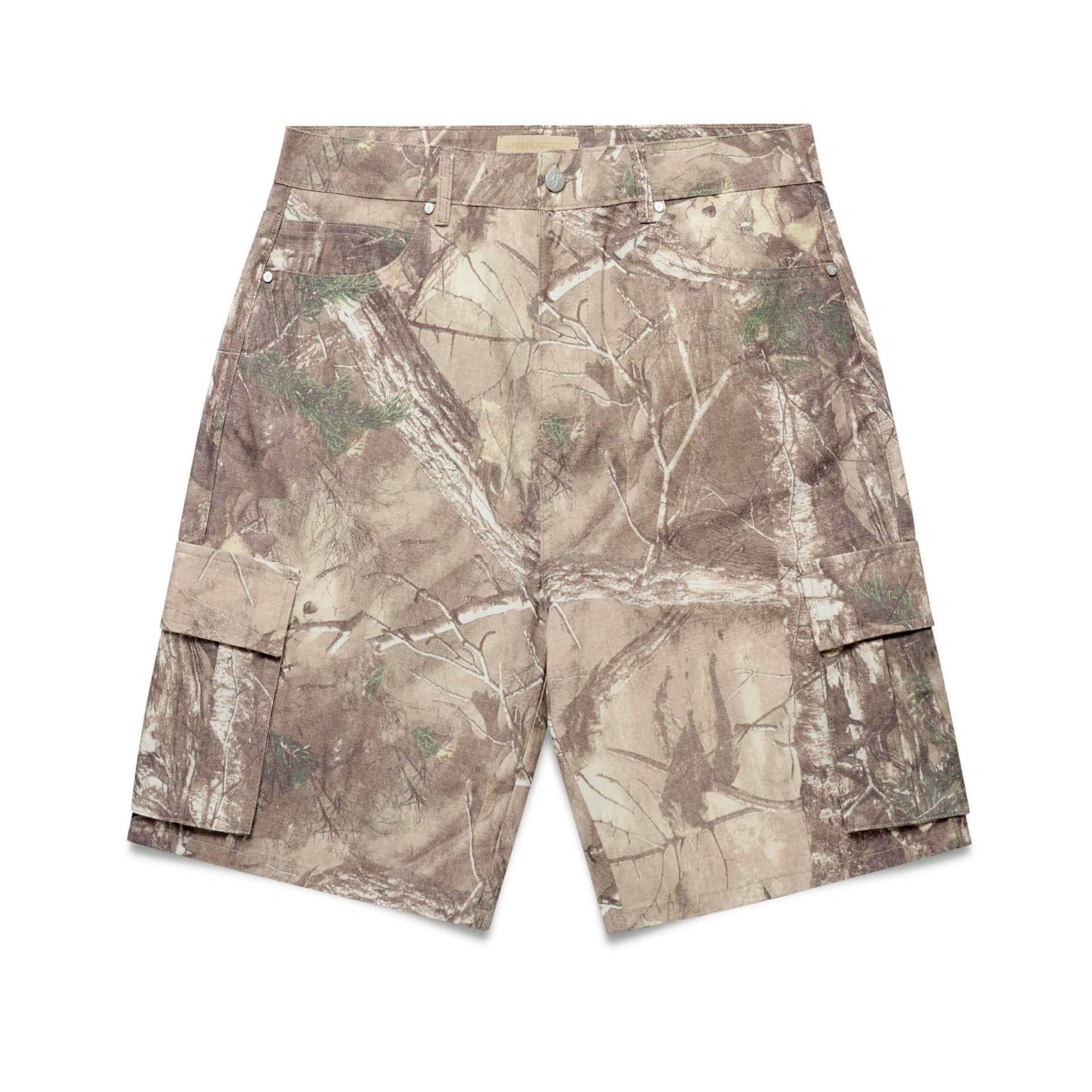 Bush Camo Cargo Shorts – PRIVACY CLO - Main Image
