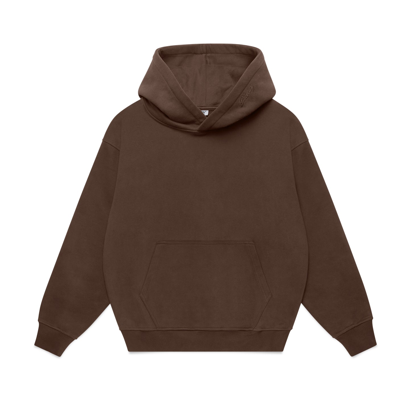 Luxury Blank Hood - Brown