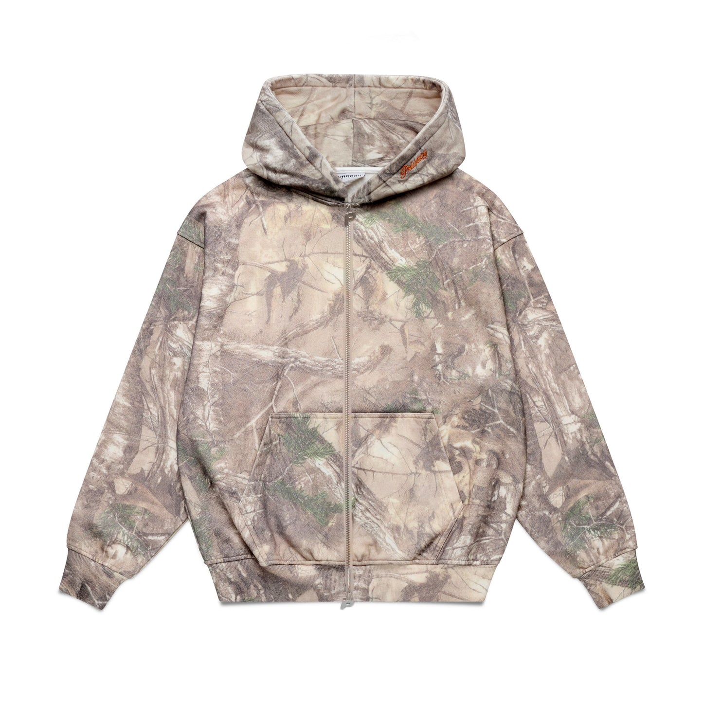 Luxury Zip Hood - Bush Camo