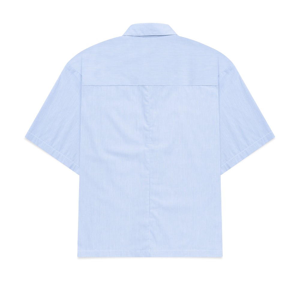 
                      
                        Boxy Script Shirt - Sky Blue
                      
                    