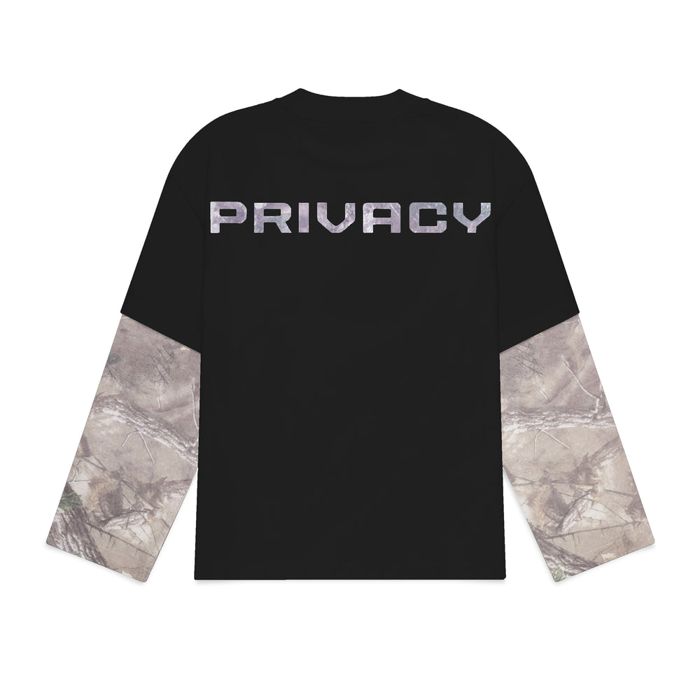 Bush Camo Long Sleeve - Black