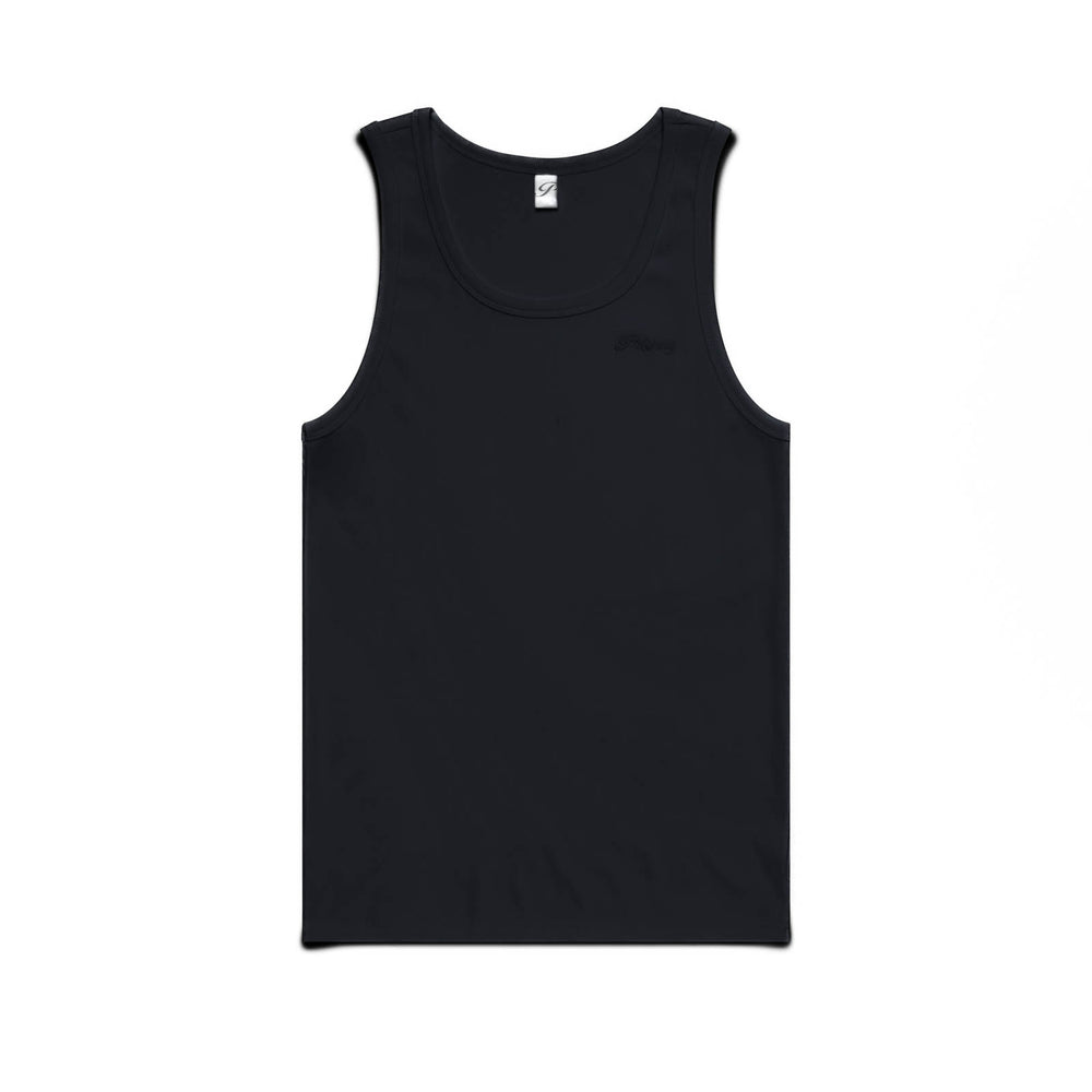 Classic Ribbed Tank - Black
