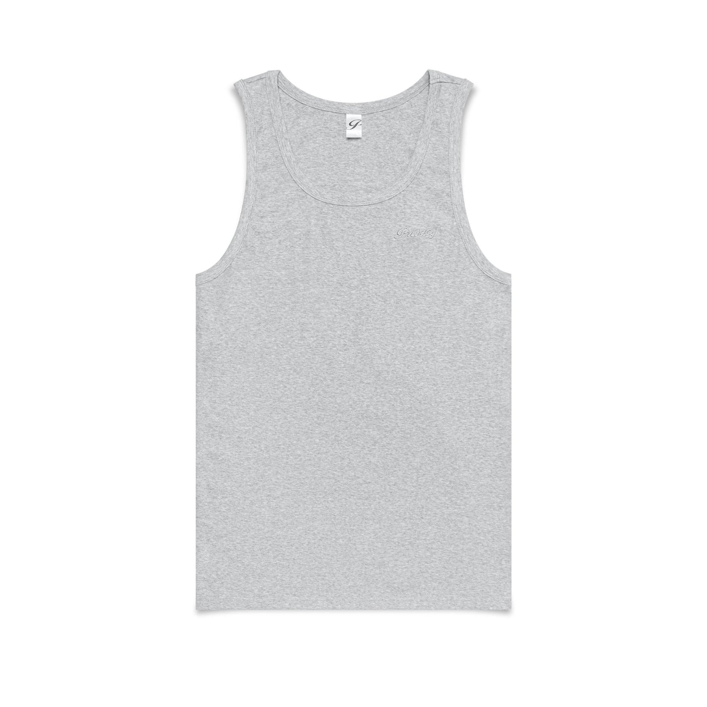 Classic Ribbed Tank - Grey