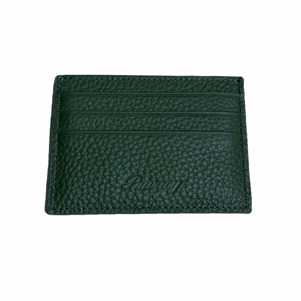 Privacy Embossed Leather Wallet - Prestige Green