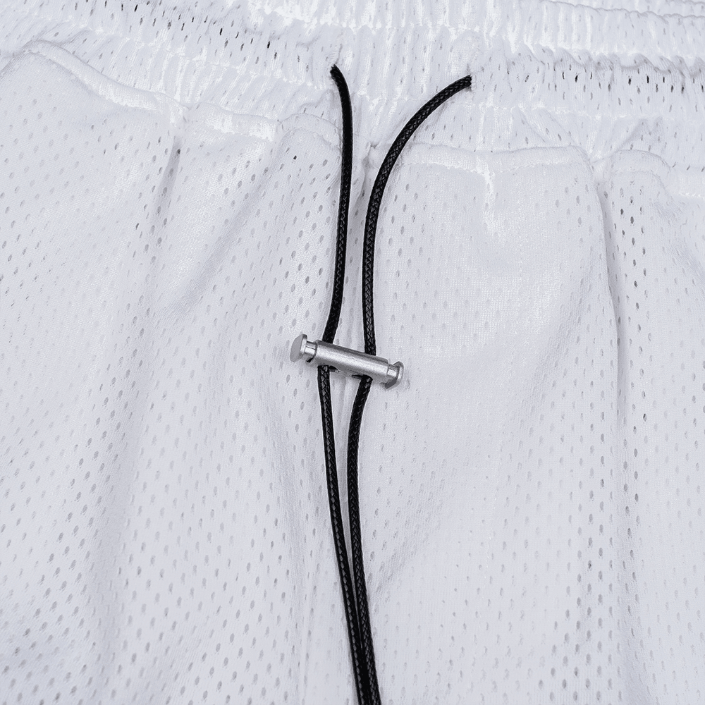 
                      
                        Mesh Shorts - White
                      
                    