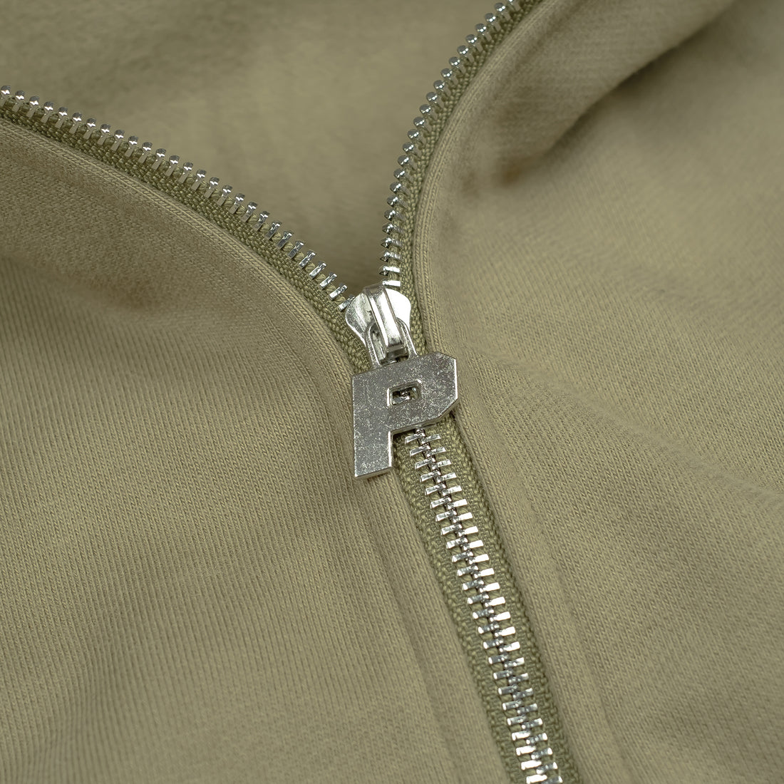 Luxury Zip Hood - Vintage Green